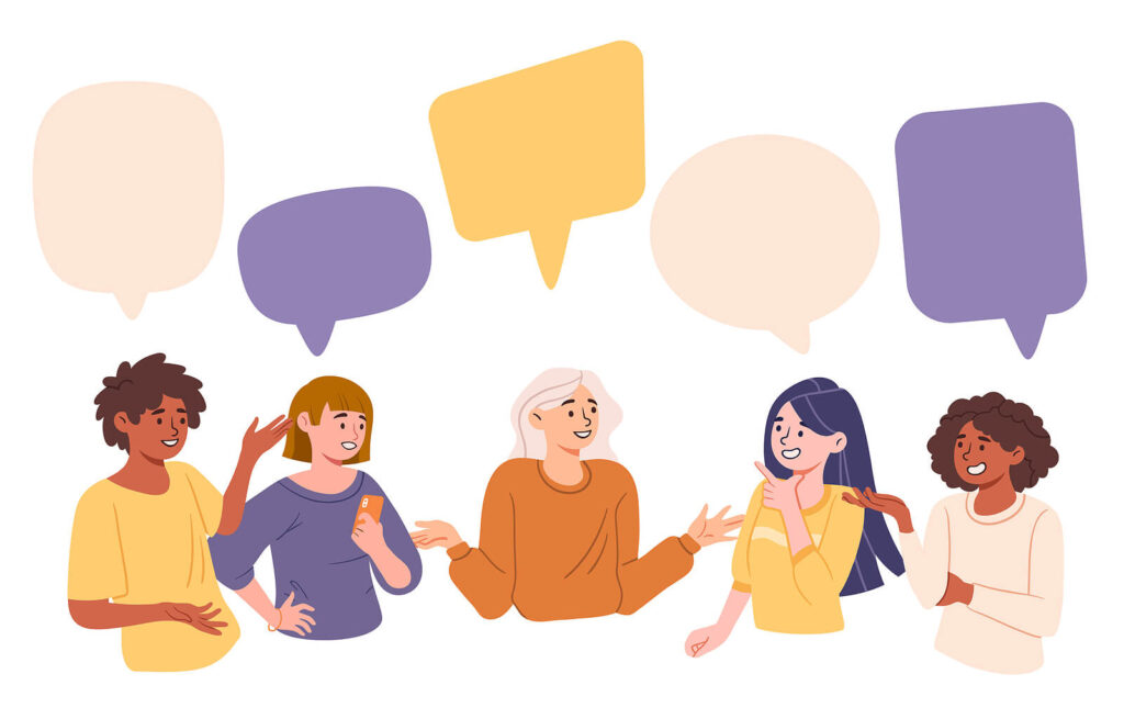 Icon of individuals and speech bubbles. Our psychologists want the best for your child. That's why we provide help with IEP meetings in San Francisco!