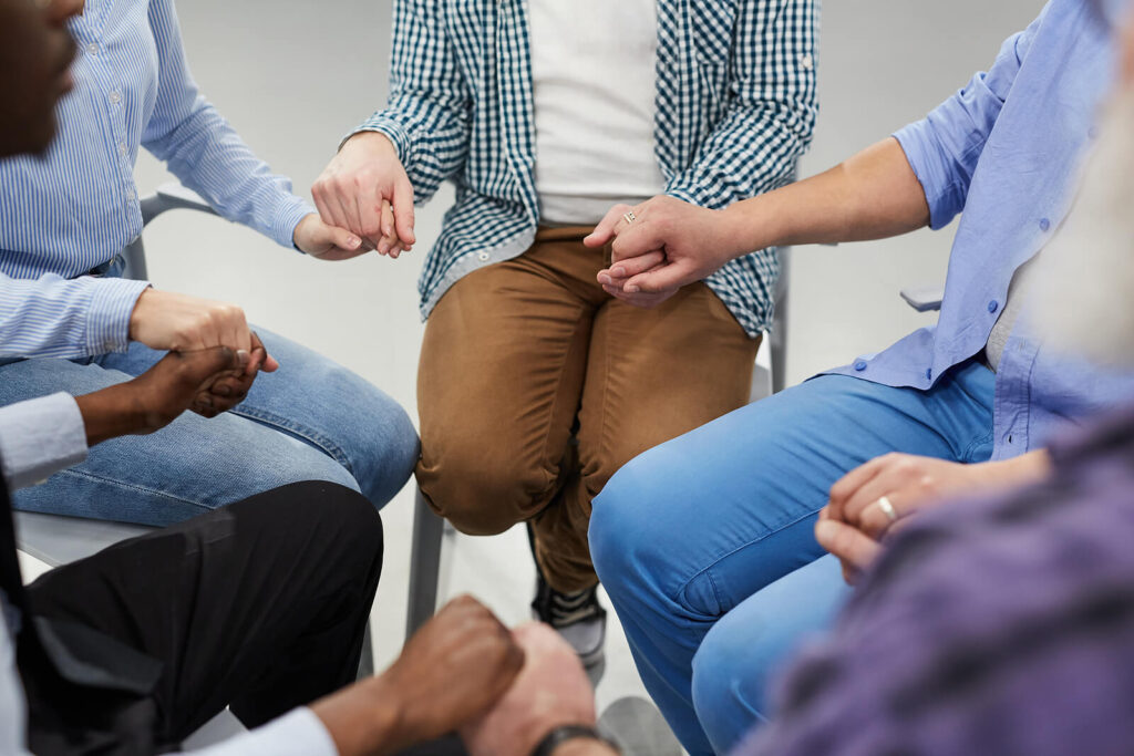 A group of people in a circle, holding hands. The support your child needs can be from a neurodivergent-affirming therapist in San Francisco. Check out our other locations.